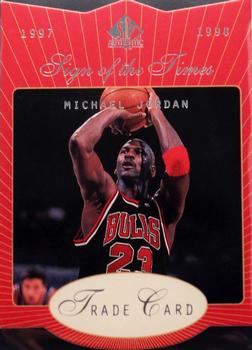 1997-98 SP Authentic - Sign of the Times Stars and Rookies Redemptions #MJ Michael Jordan Front
