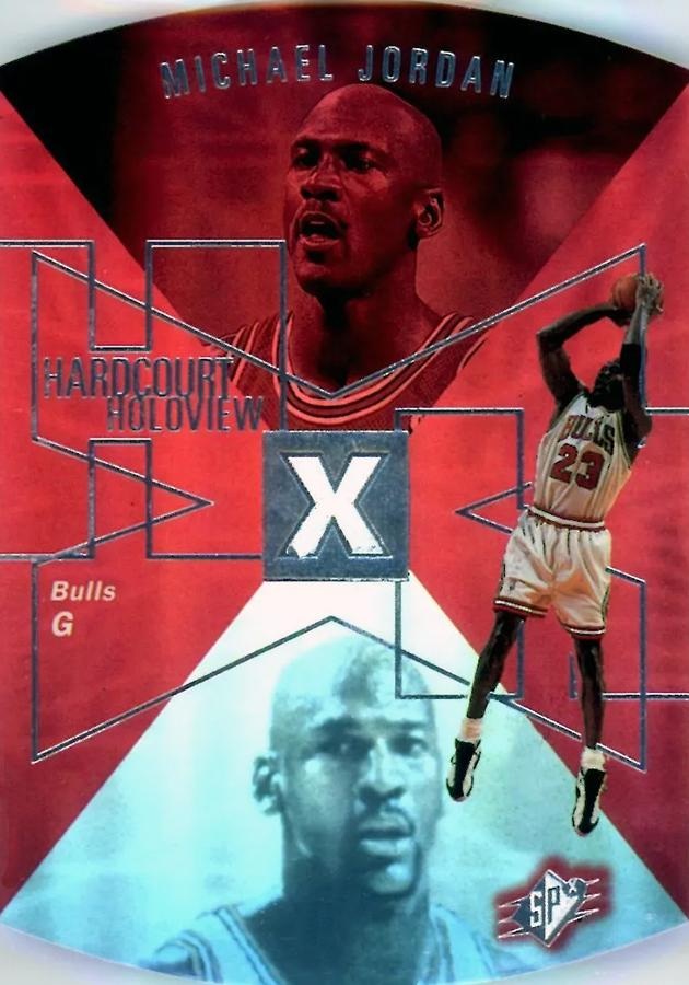 1997-98 SPx - Hardcourt Holoview #HH1 Michael Jordan Front