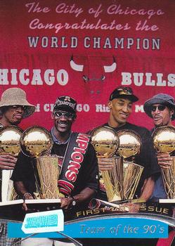 1997-98 Stadium Club - First Day Issue #5 Bulls - Team of the 90's Front