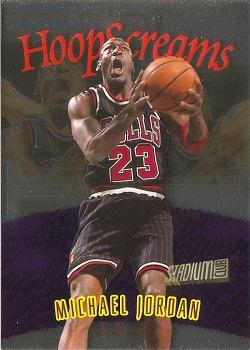 1997-98 Stadium Club - Hoop Screams #HS10 Michael Jordan Front