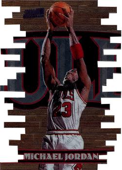 1997-98 Stadium Club - Member's Only Triumvirate #T1B Michael Jordan Front