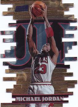 1997-98 Stadium Club - Triumvirate #T1B Michael Jordan Front
