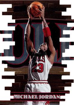 1997-98 Stadium Club - Triumvirate Illuminator #T1b Michael Jordan Front