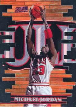 1997-98 Stadium Club - Triumvirate Luminescent #T1b Michael Jordan Front