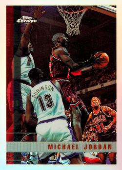 1997-98 Topps Chrome - Refractors #123 Michael Jordan Front