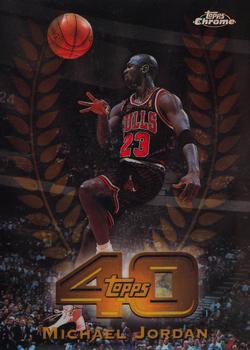 1997-98 Topps Chrome - Topps 40 Refractors #T40-5 Michael Jordan Front