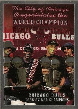 1997-98 Topps Chrome #51 Checklist / Bulls - Team of the 90s Front