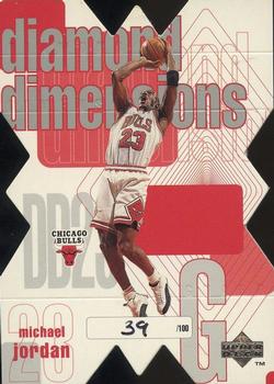 1997-98 Upper Deck - Diamond Dimensions #DD23 Michael Jordan Front