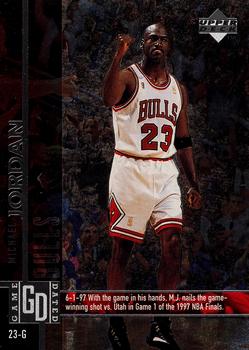 1997-98 Upper Deck - Game Dated Memorable Moments #18 Michael Jordan Front