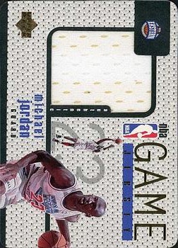 1997-98 Upper Deck - Game Jerseys #GJ13 Michael Jordan - MEM: Game-worn jersey Front