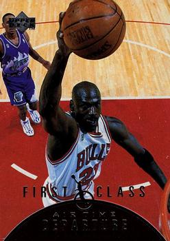 1997-98 Upper Deck - Jordan Air Time #AT10 Michael Jordan Front