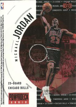 1997-98 Upper Deck - PowerDeck Audio Michael Jordan #NNO Michael Jordan - VAR: Black jersey (1:23) Front