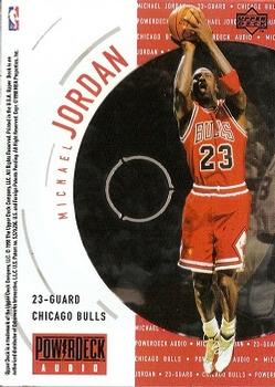 1997-98 Upper Deck - PowerDeck Audio Michael Jordan #NNO Michael Jordan - VAR: Red jersey (1:72) Front