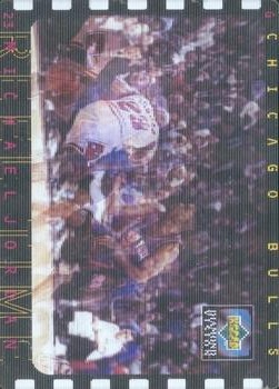 1997-98 Upper Deck Diamond Vision - Reel Time #RT1 Michael Jordan Front