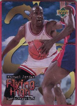1998 Upper Deck Avon Gift Collection Michael Jordan Flying High Metal #2 Michael Jordan Front