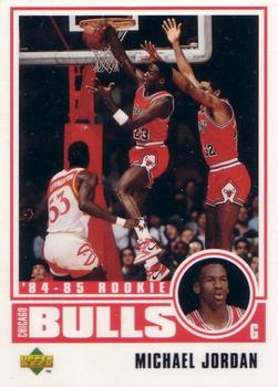 1998 Upper Deck Michael Jordan Career Collection #1 Michael Jordan/Rookie Card Front