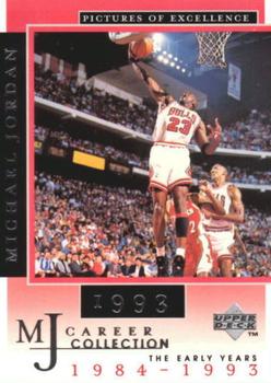 1998 Upper Deck Michael Jordan Career Collection #10 Michael Jordan/Pictures of Excellence 1993 Front