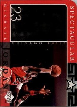 1998 Upper Deck Michael Jordan Career Collection #23 Michael Jordan/Spectacular Stats 89-90 Front