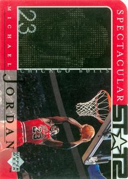 1998 Upper Deck Michael Jordan Career Collection #24 Michael Jordan/Spectacular Stats 1991 Front