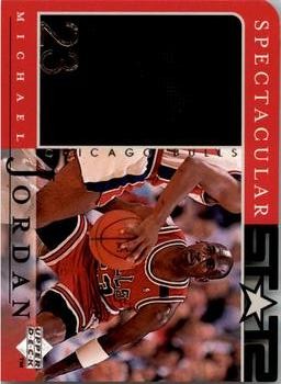 1998 Upper Deck Michael Jordan Career Collection #26 Michael Jordan/Spectacular Stats 87-88 Front