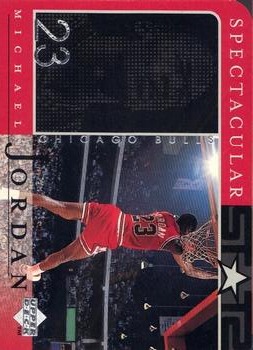 1998 Upper Deck Michael Jordan Career Collection #27 Michael Jordan/Spectacular Stats 1988 Front