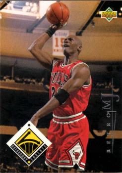 1998 Upper Deck Michael Jordan Career Collection #42 Michael Jordan/MJ Retro 95-96 UD Front
