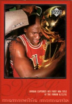 1998 Upper Deck Michael Jordan Career Collection #48 Michael Jordan/MJ Retro 1997 Journals Front