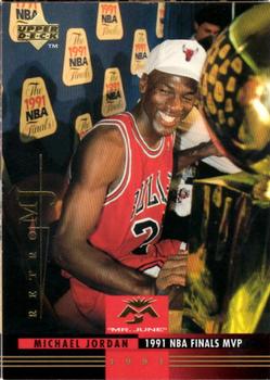 1998 Upper Deck Michael Jordan Career Collection #49 Michael Jordan/MJ Retro 93-94 UD Mr. June Front