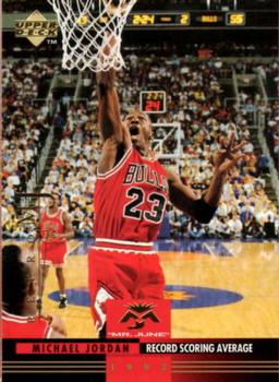 1998 Upper Deck Michael Jordan Career Collection #54 Michael Jordan/MJ Retro 93-94 UD Mr. June Front
