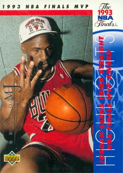 1998 Upper Deck Michael Jordan Career Collection #57 Michael Jordan/MJ Retro 93-94 UD Front