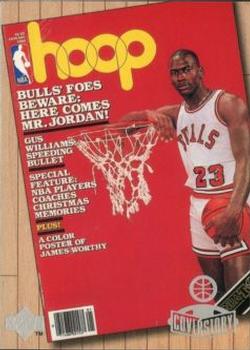 1998 Upper Deck Michael Jordan Living Legend - Cover Story #C1 Michael Jordan - Hoop 1/85 Front