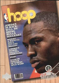 1998 Upper Deck Michael Jordan Living Legend - Cover Story #C2 Michael Jordan - Hoop 1/87 Front