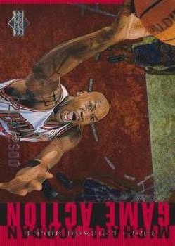 1998 Upper Deck Michael Jordan Living Legend - Game Action Red #G12 Michael Jordan Front