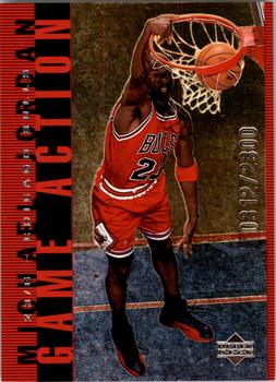1998 Upper Deck Michael Jordan Living Legend - Game Action Red #G15 Michael Jordan Front