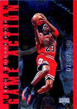 1998 Upper Deck Michael Jordan Living Legend - Game Action Red #G19 Michael Jordan Front