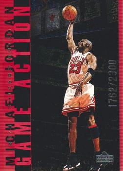 1998 Upper Deck Michael Jordan Living Legend - Game Action Red #G22 Michael Jordan Front