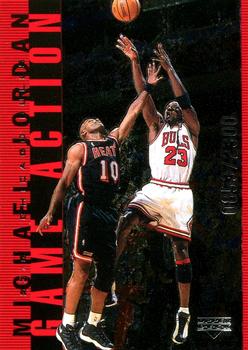 1998 Upper Deck Michael Jordan Living Legend - Game Action Red #G3 Michael Jordan Front