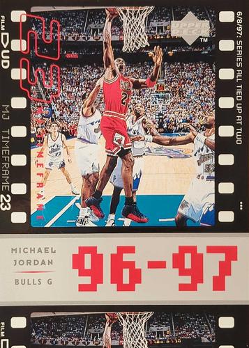 1998 Upper Deck Michael Jordan Living Legend - Timeframe Jumbo #J4 Michael Jordan Front