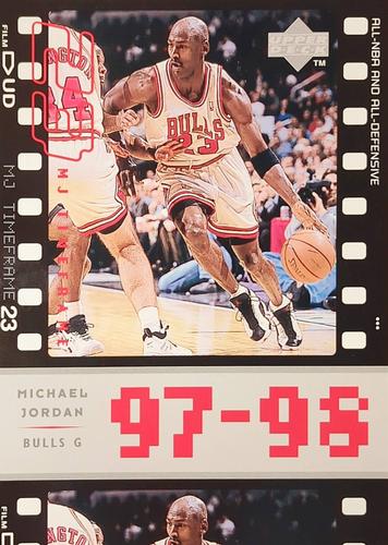 1998 Upper Deck Michael Jordan Living Legend - Timeframe Jumbo #J5 Michael Jordan Front