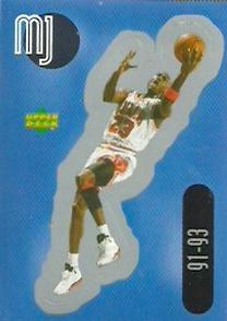 1998 Upper Deck Michael Jordan Stickers - Stick-Ums #SU11 Michael Jordan Front