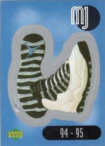 1998 Upper Deck Michael Jordan Stickers - Stick-Ums #SU15 Michael Jordan Front