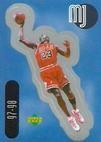 1998 Upper Deck Michael Jordan Stickers - Stick-Ums #SU18 Michael Jordan Front