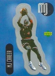 1998 Upper Deck Michael Jordan Stickers - Stick-Ums #SU25 Michael Jordan Front