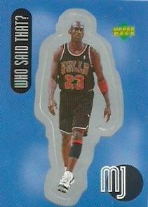 1998 Upper Deck Michael Jordan Stickers - Stick-Ums #SU32 Michael Jordan Front