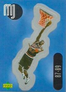 1998 Upper Deck Michael Jordan Stickers - Stick-Ums #SU4 Michael Jordan Front