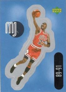 1998 Upper Deck Michael Jordan Stickers - Stick-Ums #SU7 Michael Jordan Front
