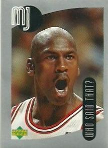 1998 Upper Deck Michael Jordan Stickers #105 Michael Jordan Front