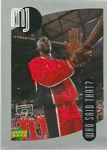 1998 Upper Deck Michael Jordan Stickers #106 Michael Jordan Front