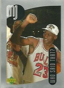 1998 Upper Deck Michael Jordan Stickers #108 Michael Jordan Front