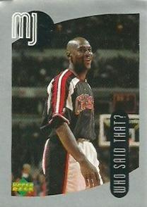 1998 Upper Deck Michael Jordan Stickers #111 Michael Jordan Front